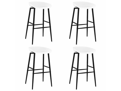 Barové židle 4 ks bílé 248168
