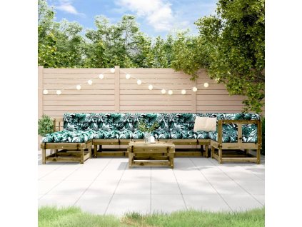 8dílná zahradní sedací souprava impregnovaná borovice 3186283