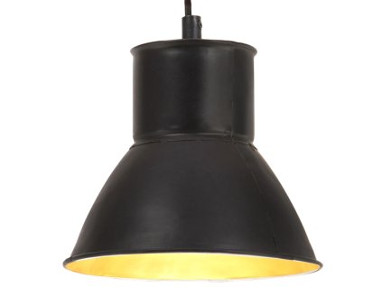 Závěsné svítidlo 25 W černé kulaté 17 cm E27 320573