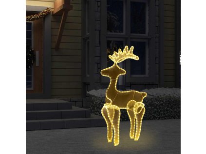 Sob vánoční dekorace s výpletem 306 LED 60 x 24 x 89 cm 289976