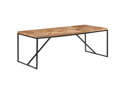 Jídelní stůl 200 x 90 x 76 cm masivní akácie a mangovník 323554