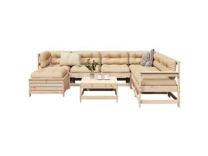 8dílná zahradní sedací souprava masivní borovice 3250596