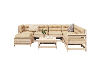 8dílná zahradní sedací souprava masivní borovice 3250604