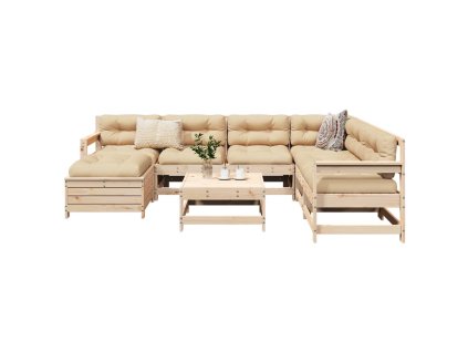 8dílná zahradní sedací souprava masivní borovice 3250612