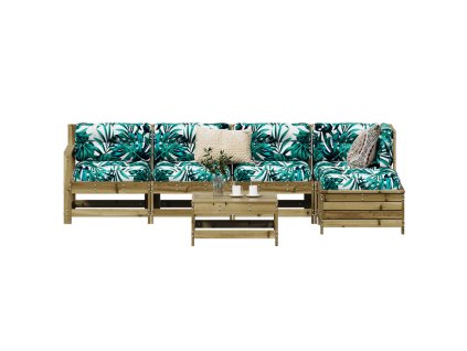 6dílná zahradní sedací souprava impregnovaná borovice 3250963