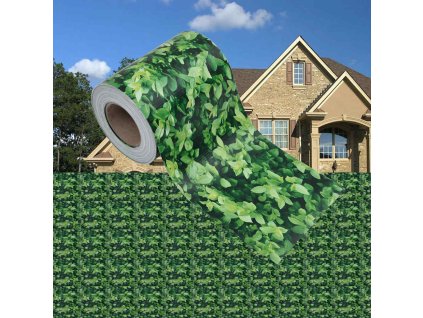 Zahradní stínící plotová fólie PVC 35 x 0,19 zelená 147849