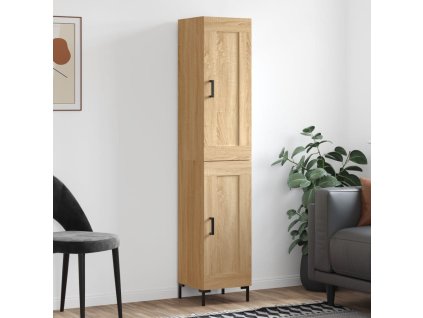 Skříň highboard dub sonoma 34,5 x 34 x 180 cm kompozitní dřevo 3200452