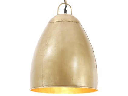 Industriální závěsné svítidlo 25 W mosazné kulaté 32 cm E27 320560