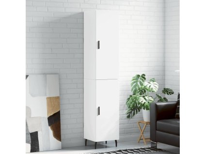 Skříň highboard bílá 34,5 x 34 x 180 cm kompozitní dřevo 3198801