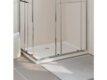 Obdélníková sprchová vanička ABS bílá 80 x 110 cm 148909