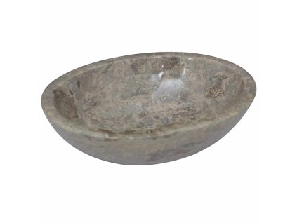 Umyvadlo šedé 53x40x15 cm mramor 149173