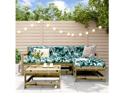 5dílná zahradní sedací souprava impregnovaná borovice 3186192