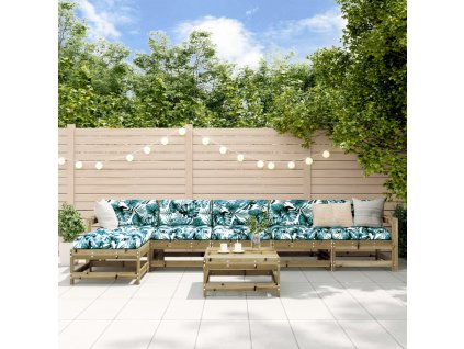 7dílná zahradní sedací souprava impregnovaná borovice 3186437