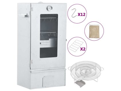 Grilovací trouba / udírna s generátorem kouře pozinkovaná ocel 3200751