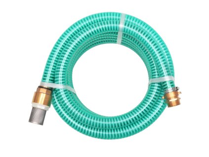 Sací hadice s mosaznými konektory 7 m 25 mm zelená 142885