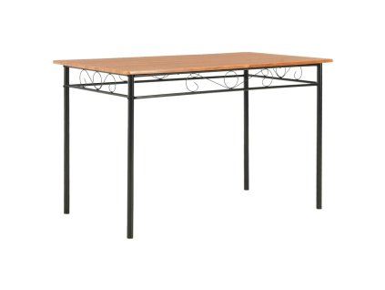 Jídelní stůl hnědý 120 x 70 x 75 cm MDF 281402