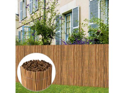 Bambusový plot 500 x 100 cm 312296