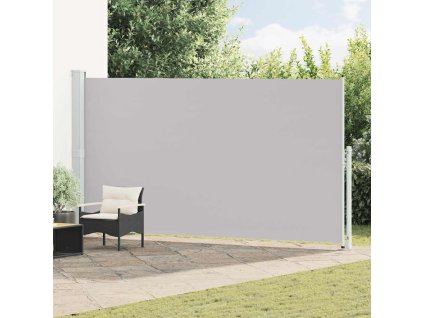 Zatahovací boční markýza 200 x 500 cm šedá 313419