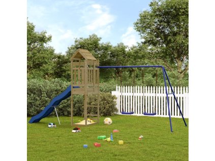 Dětské hřiště na zahradu impregnované borové dřevo 3156966