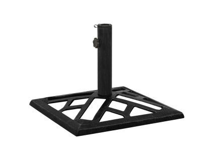 Stojan na slunečník černý 44 x 44 x 31 cm litina 317763