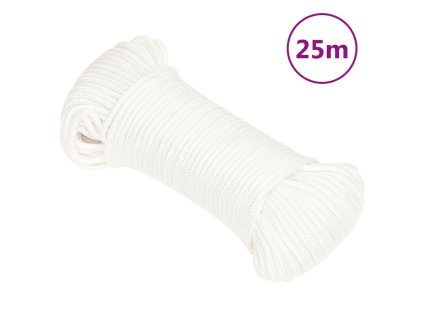 Lodní lano celobílé 4 mm 25 m polypropylen 152539