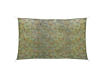 Maskovací síť s úložným pytlem 2 x 5 m zelená 135881