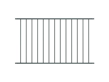 Plotový panel Woerden práškově lakovaná ocel 1,7x1 m antracitový 145222