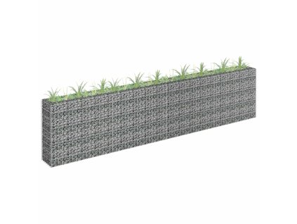 Gabionový truhlík pozinkovaná ocel 360 x 30 x 90 cm