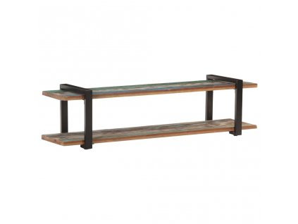 TV stolek 160 x 40 x 40 cm masivní recyklované dřevo 320498