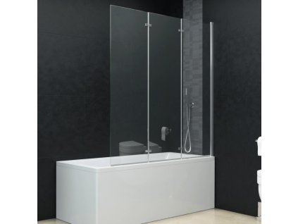 Skládací sprchový kout se 3 panely ESG 130 x 138 cm