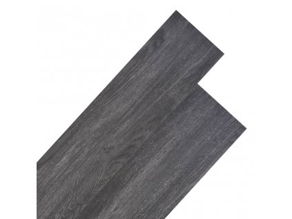 Nesamolepicí PVC podlahová prkna 5,26 m² 2 mm černobílá
