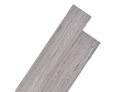 Nesamolepicí PVC podlahová prkna 5,26 m² 2 mm tmavě šedá 245168