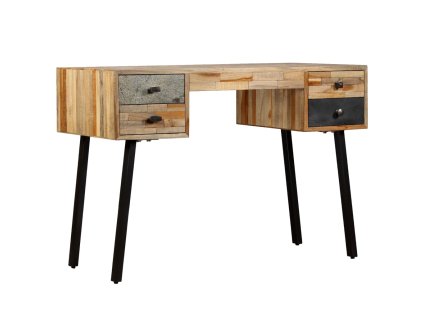 Psací stůl masivní recyklovaný teak 110 x 50 x 76 cm 245402