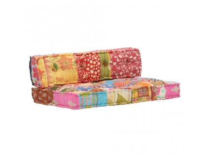 Pouf patchwork textil