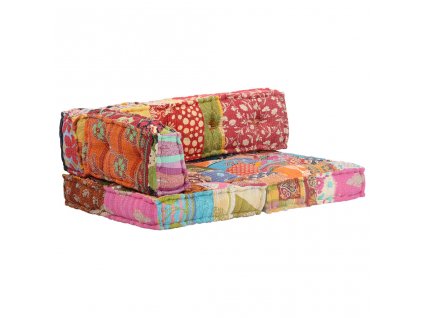 Pouf patchwork textil