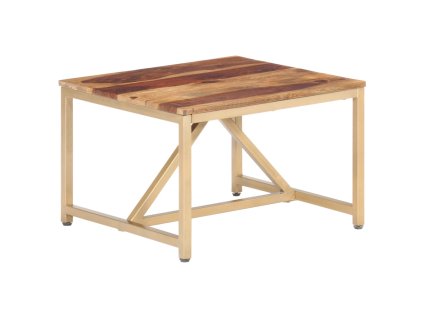 Odkládací stolek 60 x 60 x 40 cm masivní dřevo 286340