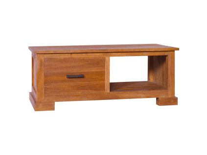 TV stolek 90 x 50 x 37 cm masivní teakové dřevo 289082