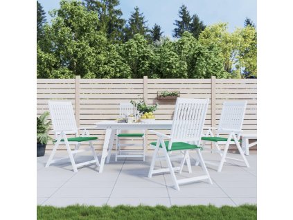 Podušky na zahradní židli 4 ks zelené 50x50x4 cm látka oxford 314048