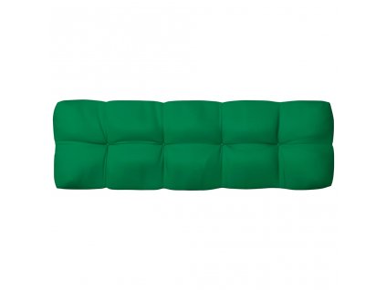 Poduška na palety zelená 120 x 40 x 12 cm textil