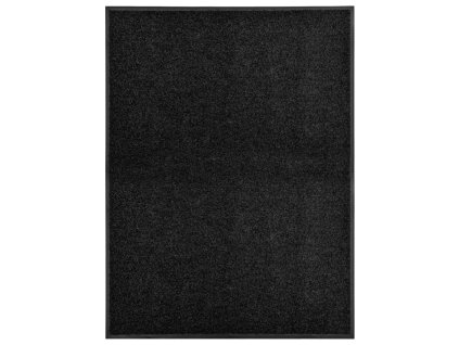 Rohožka pratelná černá 90 x 120 cm 323412
