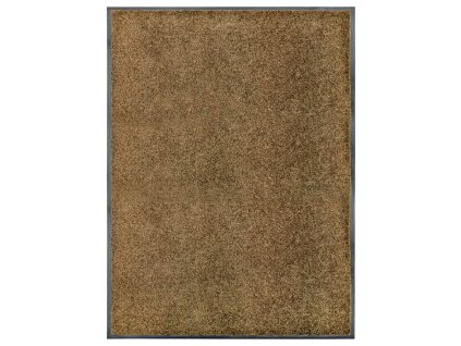 Rohožka pratelná hnědá 90 x 120 cm 323436