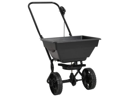 Ručně tlačené rozmetadlo soli PVC a ocel 80 x 46 x 75 cm 15 L 142965