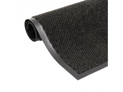 Protiprachová obdélníková rohožka všívaná 60x90 cm černá