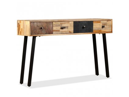 Konzolový stolek, masivní recyklovaný teak 120x30x76 cm 245403