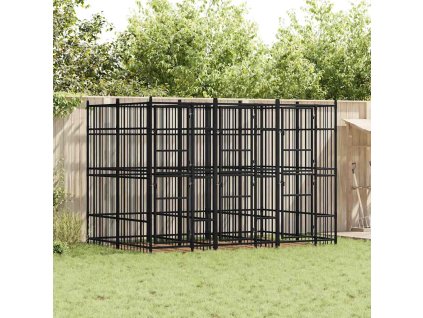 Venkovní psí kotec ocel 5,53 m² 3097938