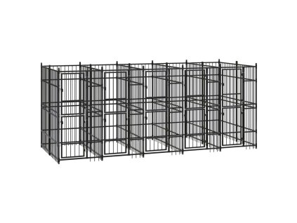 Venkovní psí kotec ocel 9,22 m² 3097940