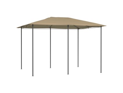 Altán 3 x 4 x 2,6 m taupe 160 g/m² 313615