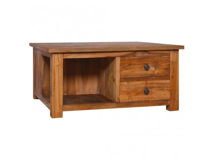 Konferenční stolek 68 x 68 x 33 cm masivní teakové dřevo
