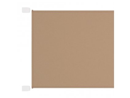 Vertikální markýza taupe 100 x 270 cm oxfordská látka