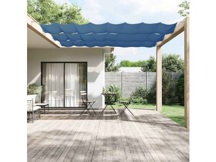 Vertikální markýza modrá 140 x 1 200 cm oxfordská látka 148464